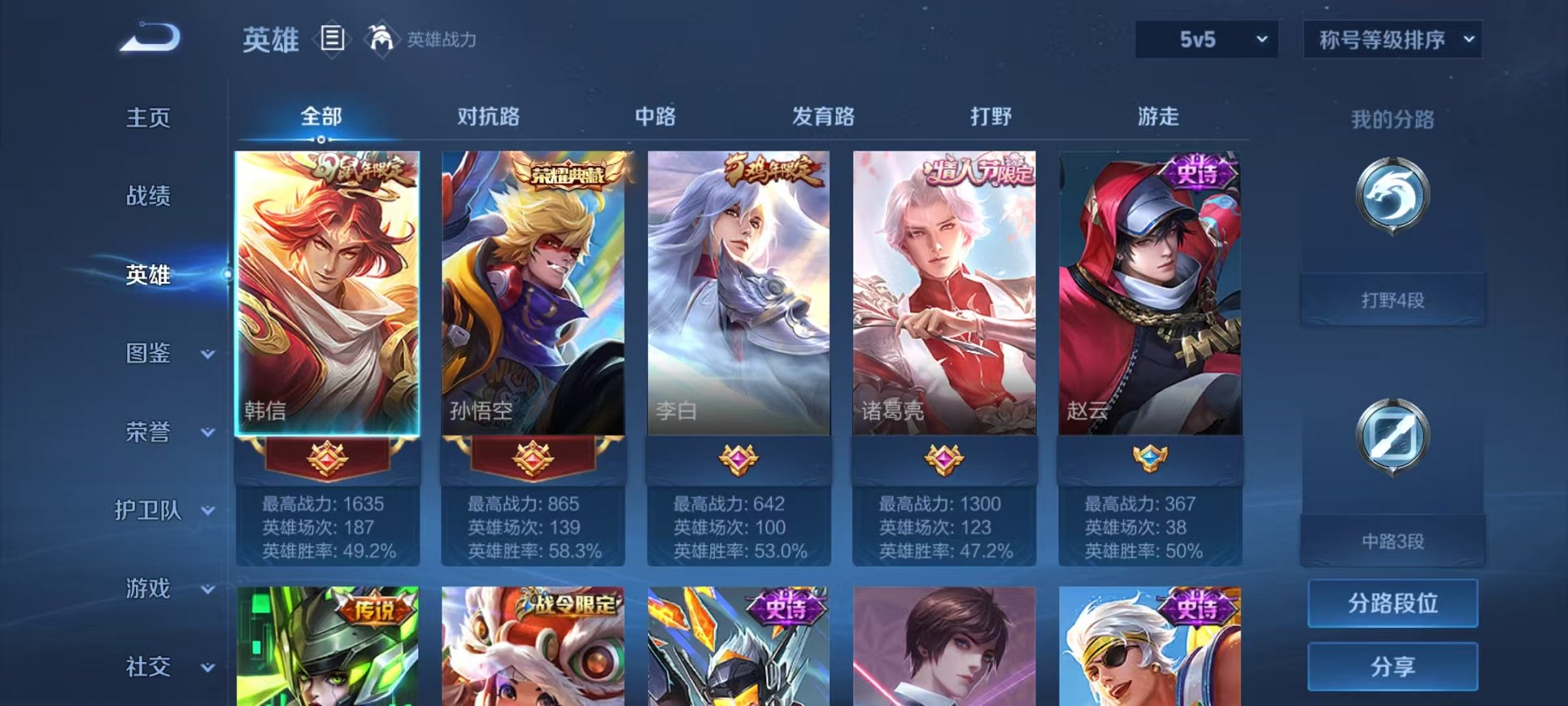 WZCMW3270985王者荣耀账号详情图2