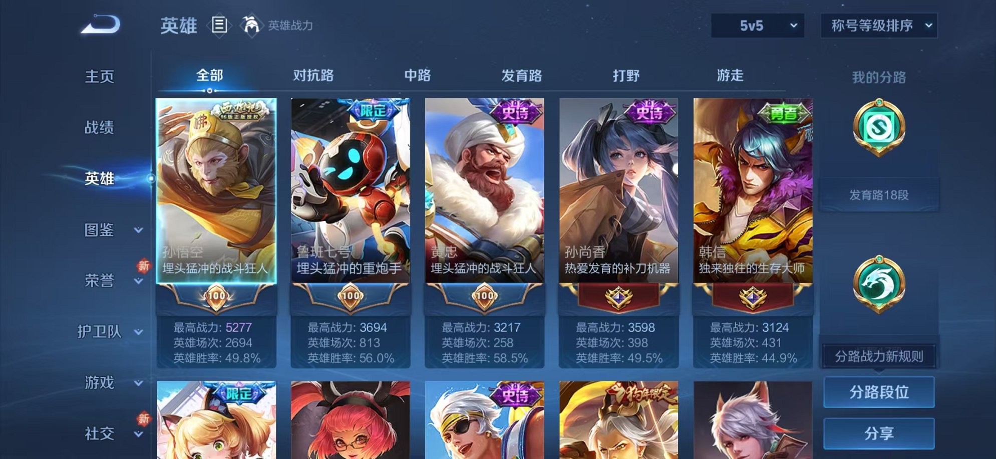 WZCMW3277726王者荣耀账号详情图3