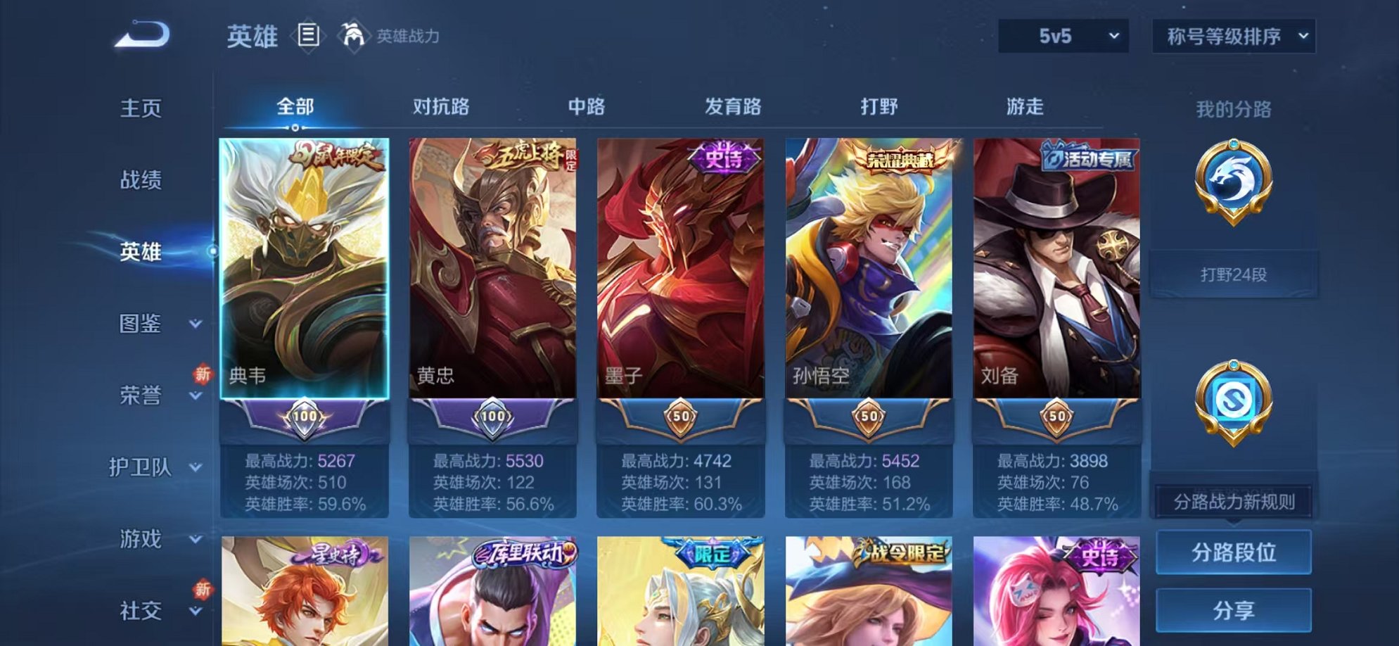 WZCMW3373284王者荣耀账号详情图2