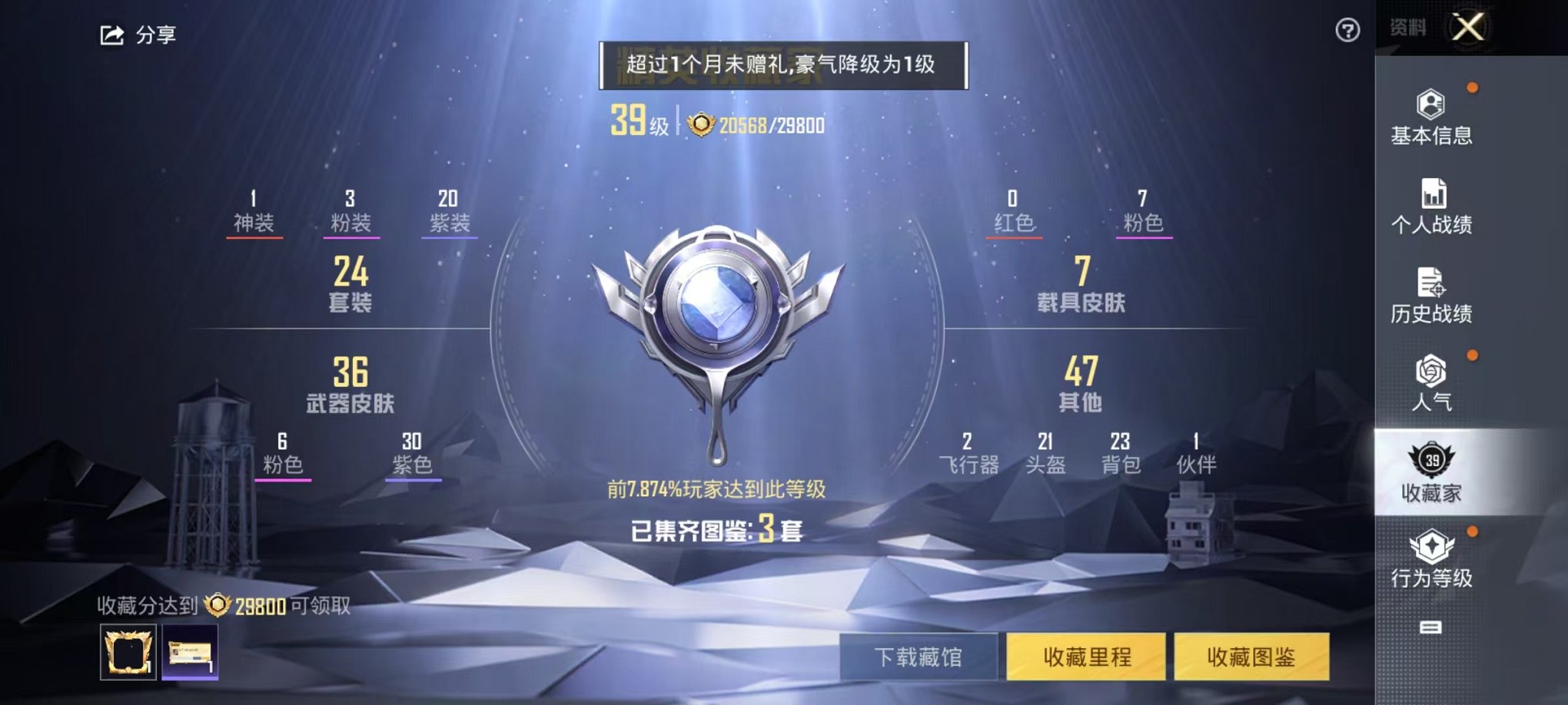 HPCMW3337370和平精英账号详情图3