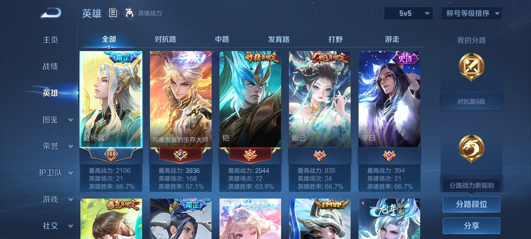 WZCMW3297665王者荣耀账号详情图2