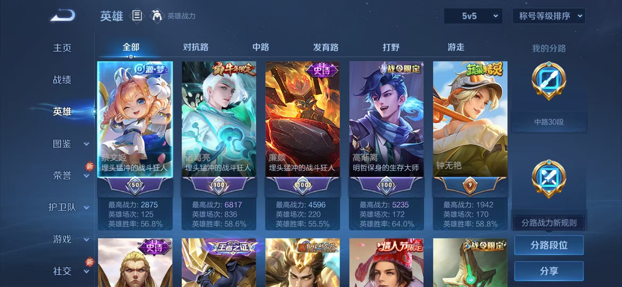 WZCMW3305844王者荣耀账号详情图2