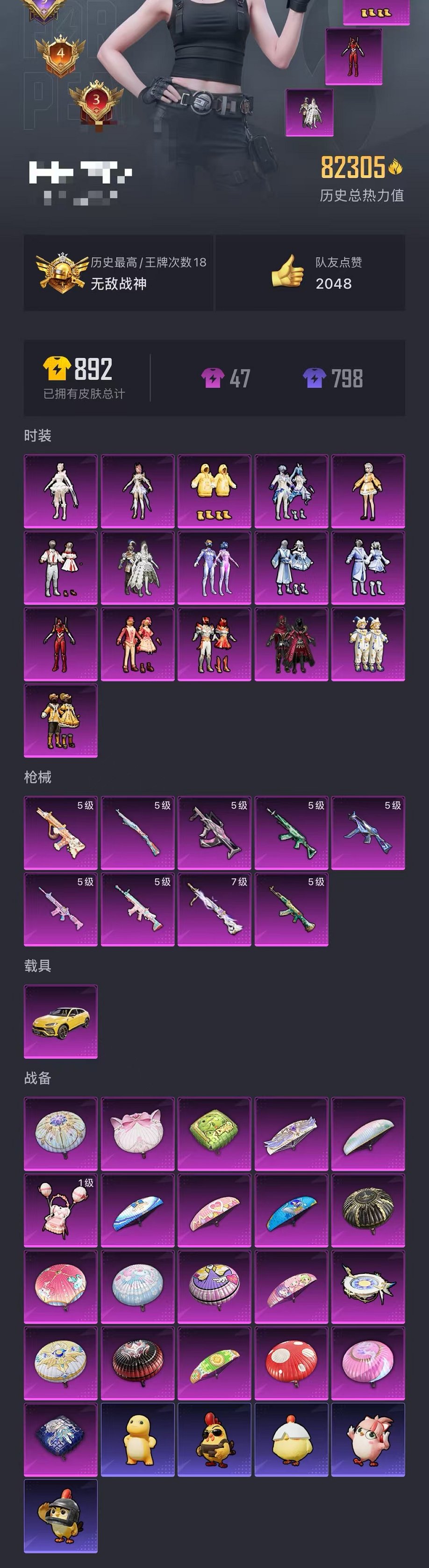 HPCMW3438998和平精英账号详情图29