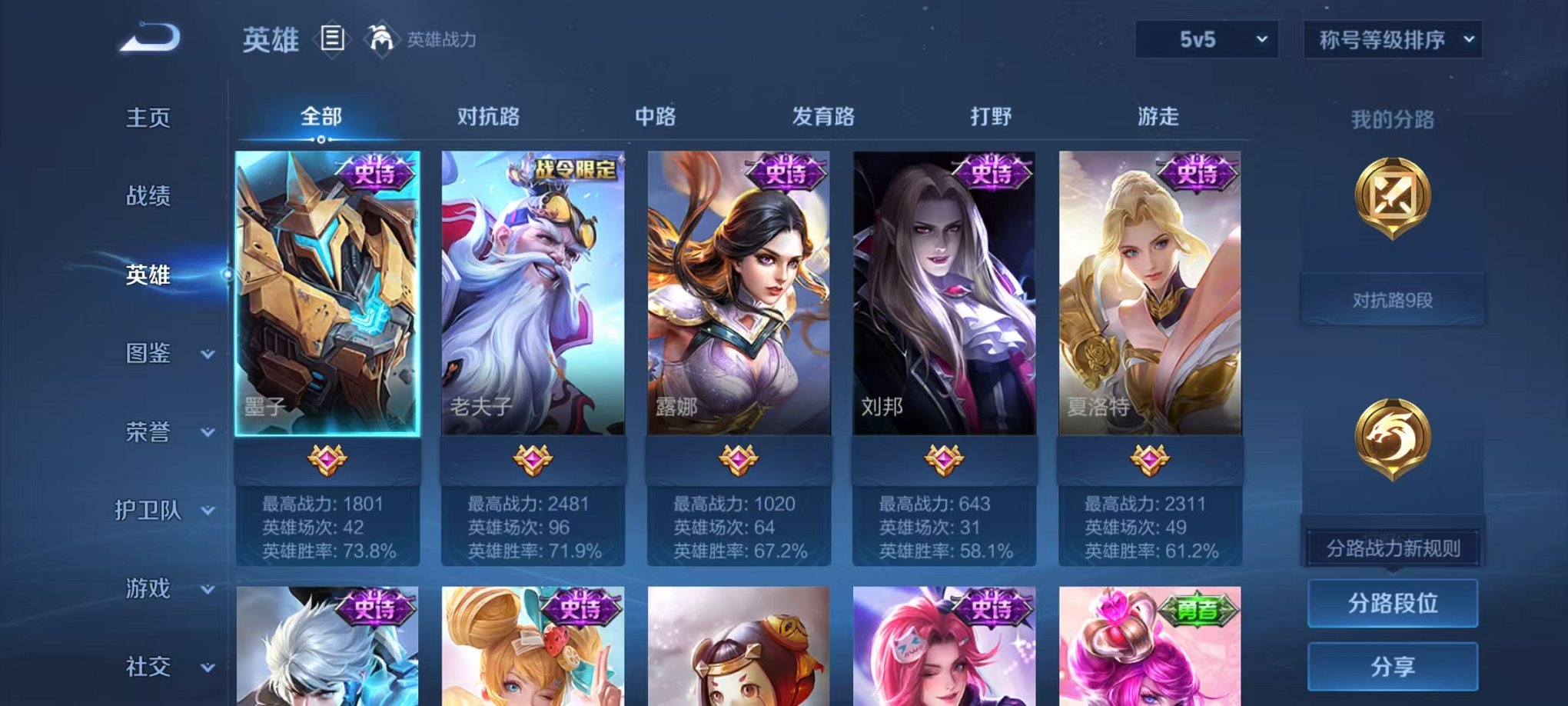 WZCMW3373287王者荣耀账号详情图2