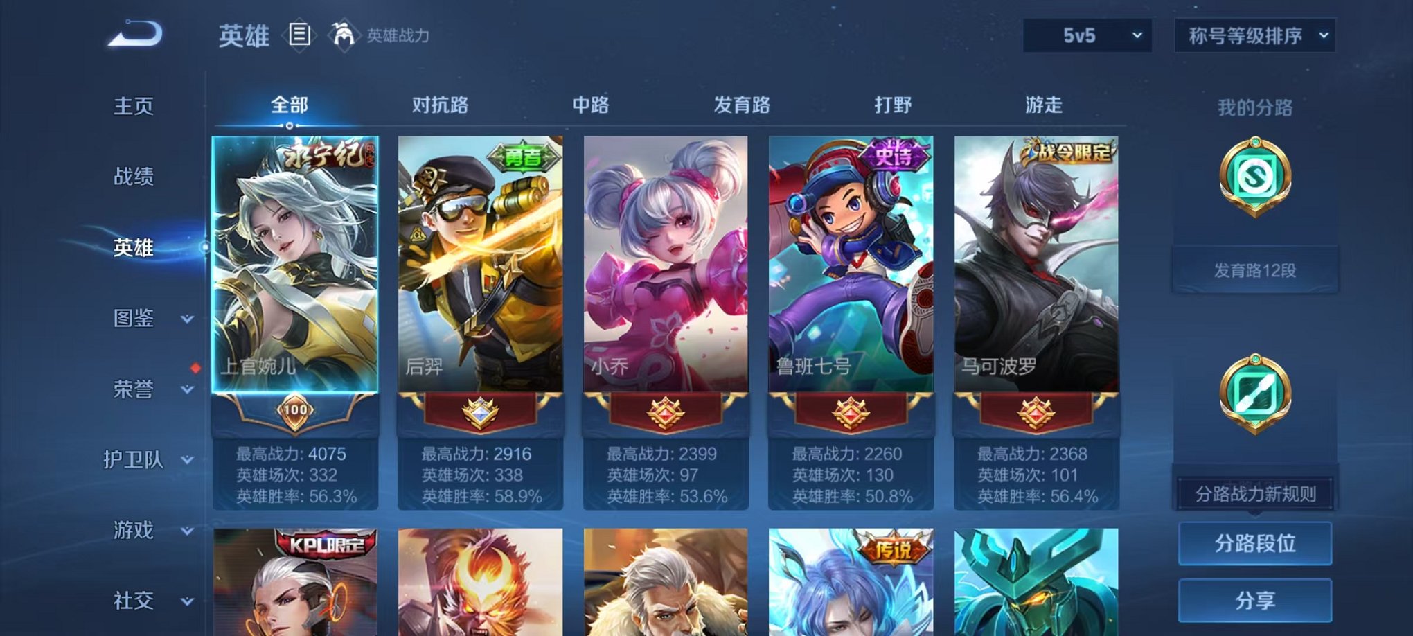 WZCMW3373257王者荣耀账号详情图2