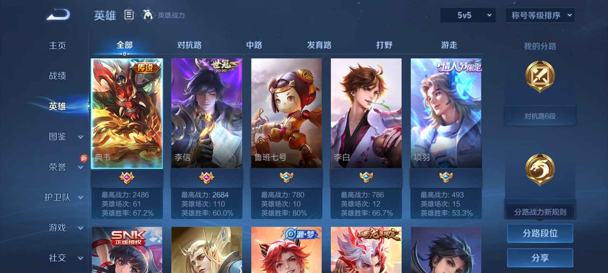 WZCMW3324492王者荣耀账号详情图2