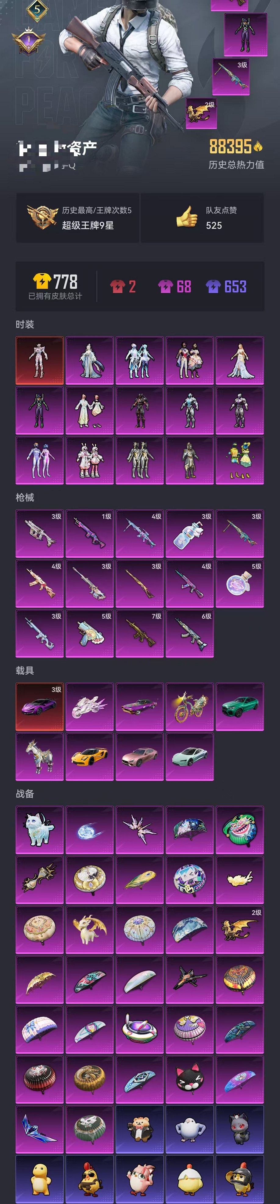 HPCMW3419363和平精英账号详情图22 HPCMW3419363和平精英账号详情图22