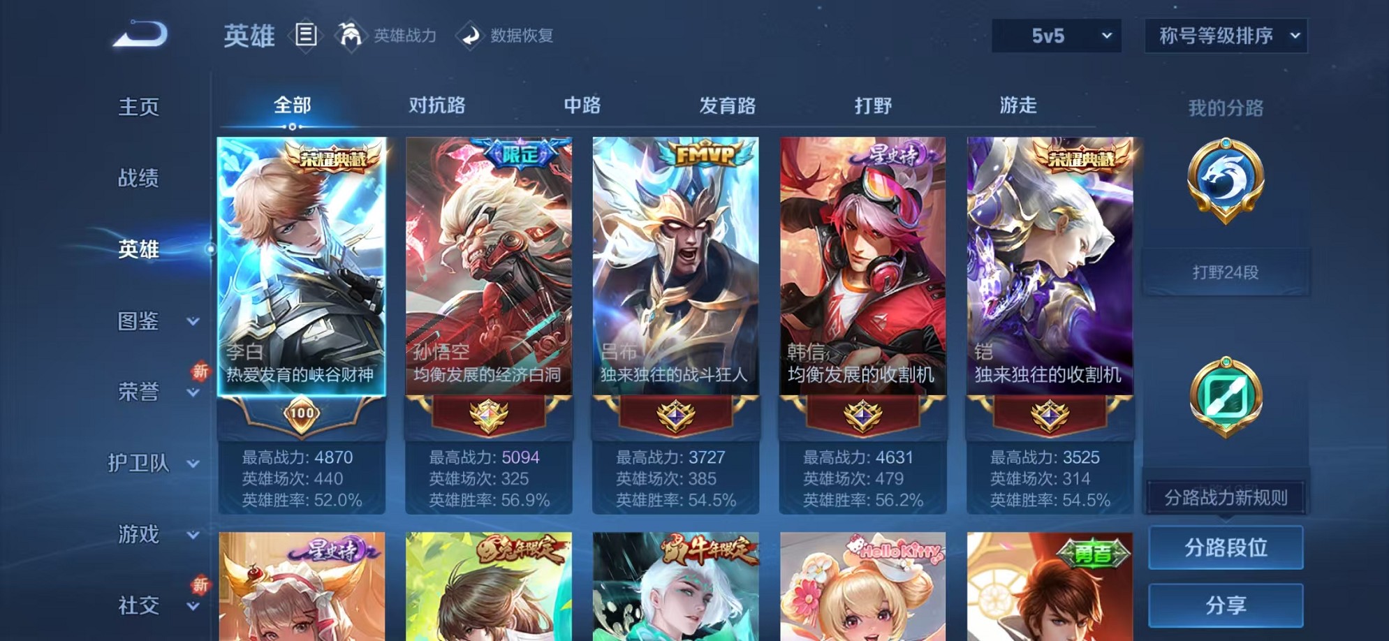 WZCMW3340171王者荣耀账号详情图2