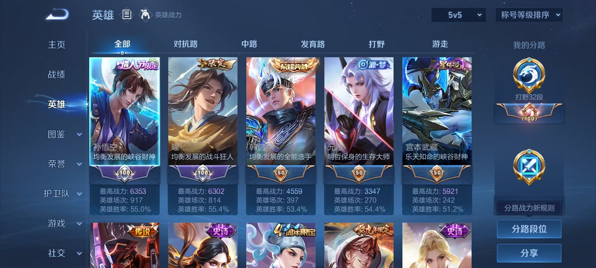 WZCMW3343998王者荣耀账号详情图3