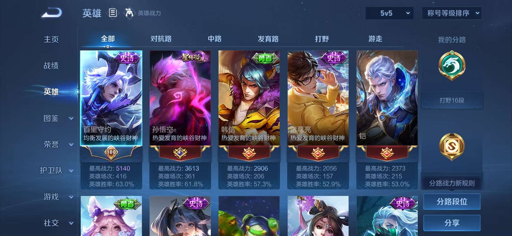 WZCMW3346058王者荣耀账号详情图2