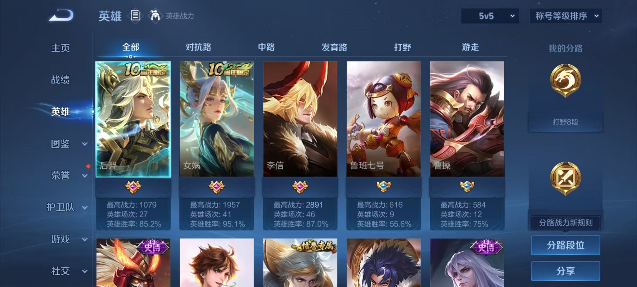 WZCMW3373459王者荣耀账号详情图2