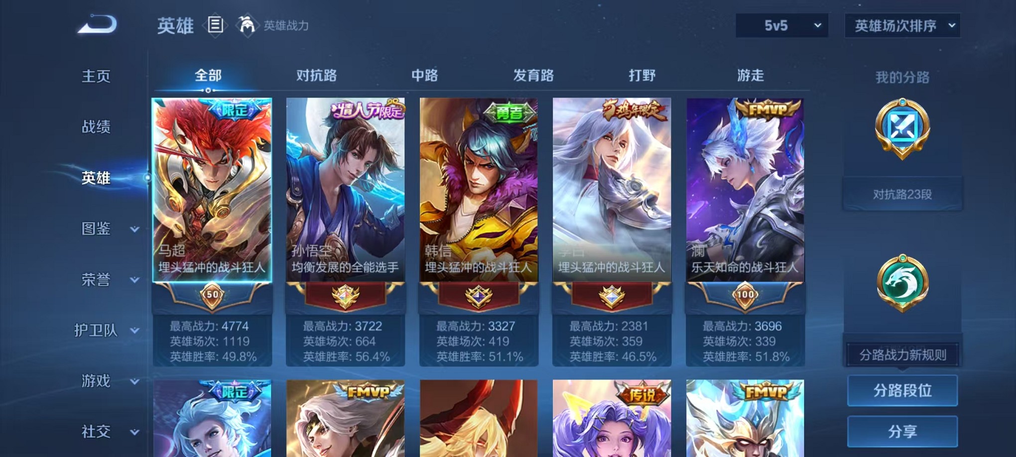 WZCMW3371534王者荣耀账号详情图2