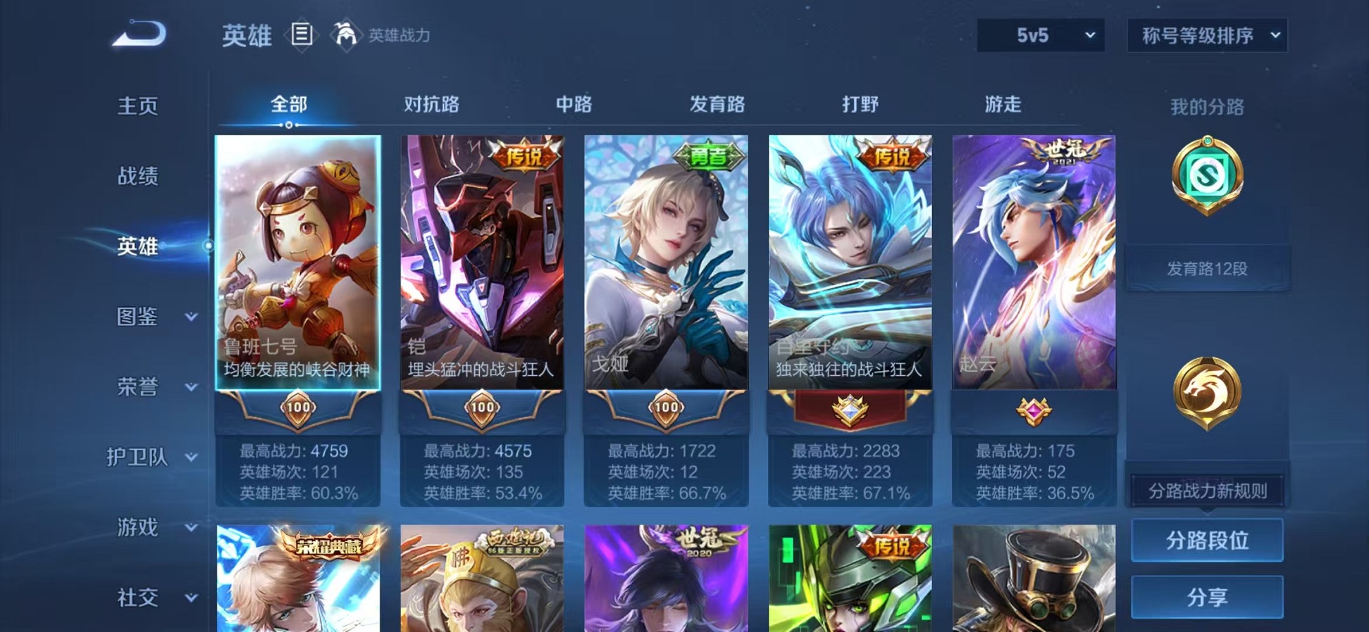 WZCMW3355297王者荣耀账号详情图2