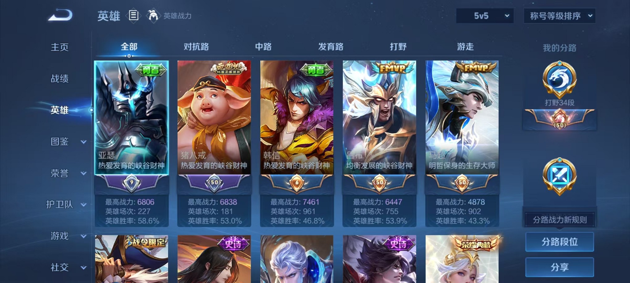 WZCMW3373510王者荣耀账号详情图3