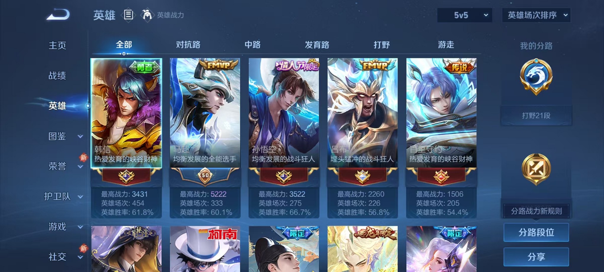 WZCMW3369622王者荣耀账号详情图2