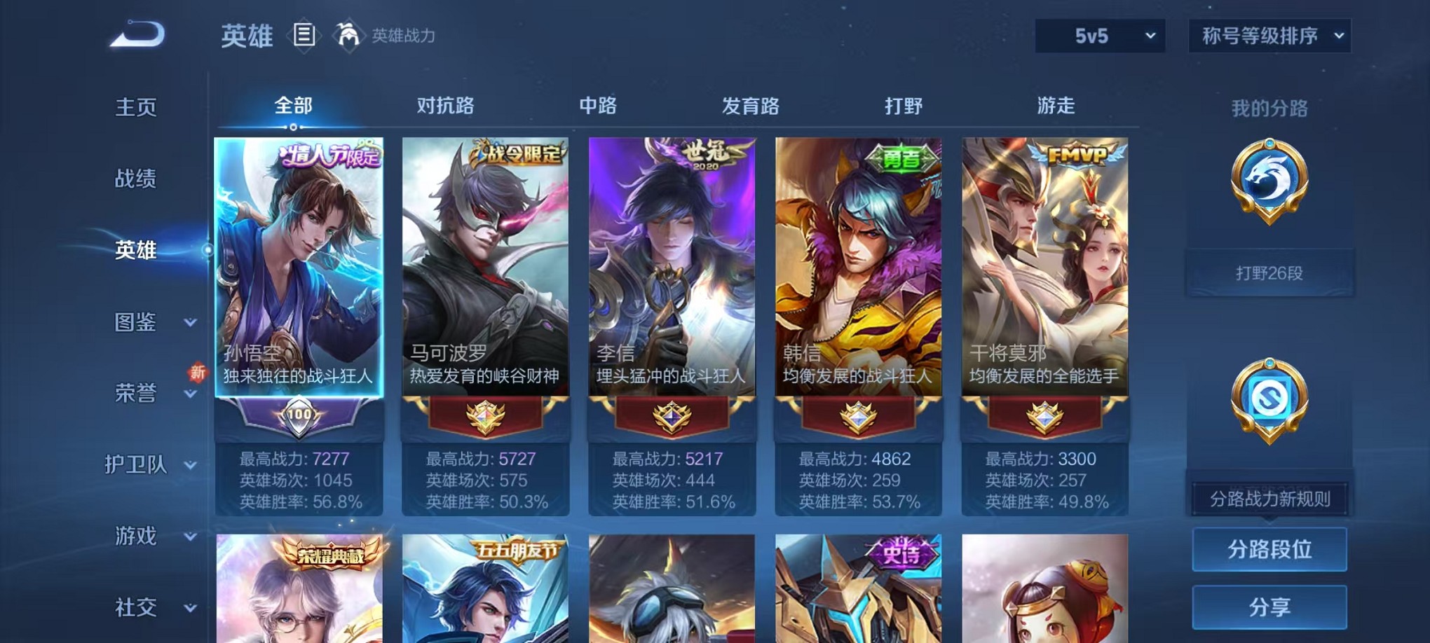 WZCMW3369554王者荣耀账号详情图4