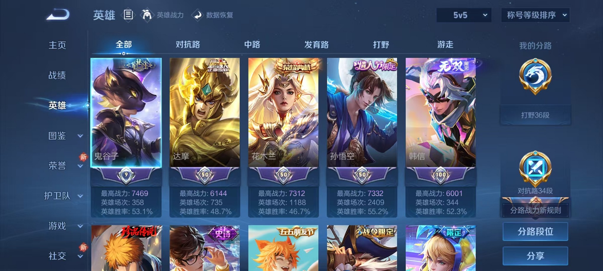 WZCMW3373608王者荣耀账号详情图3