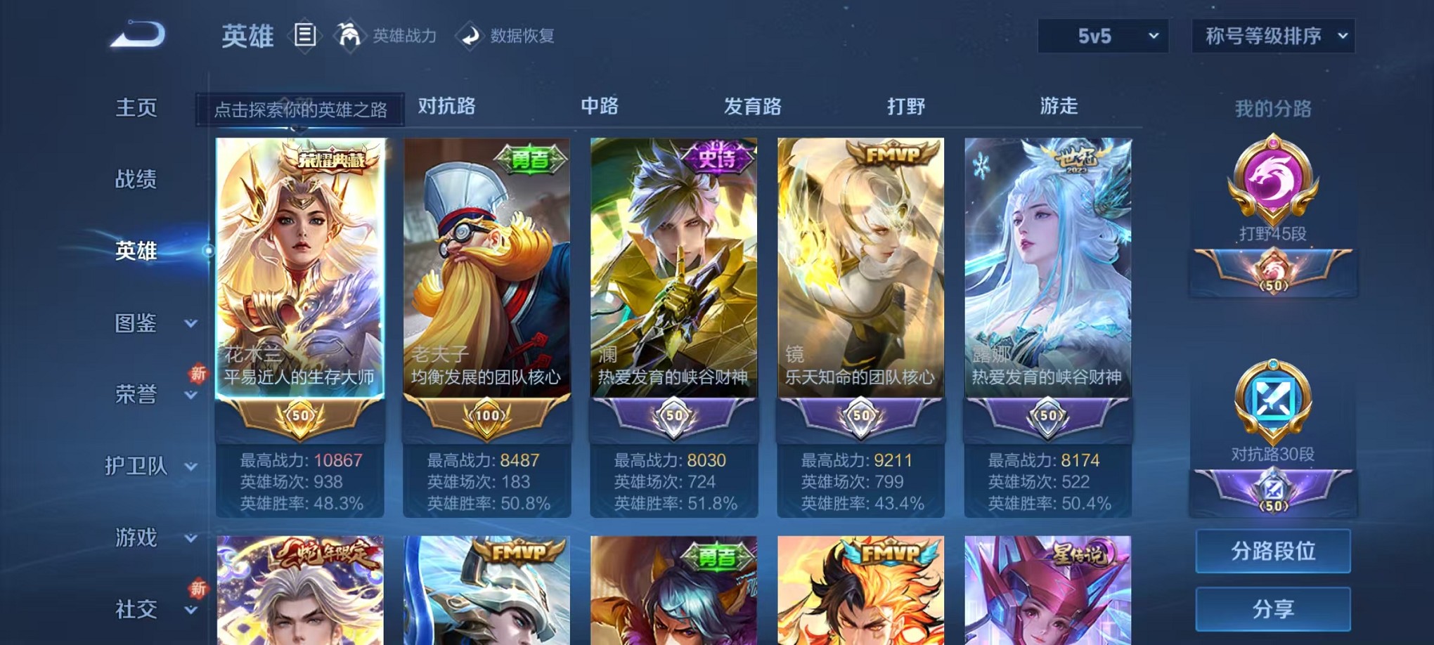 WZCMW3370584王者荣耀账号详情图3