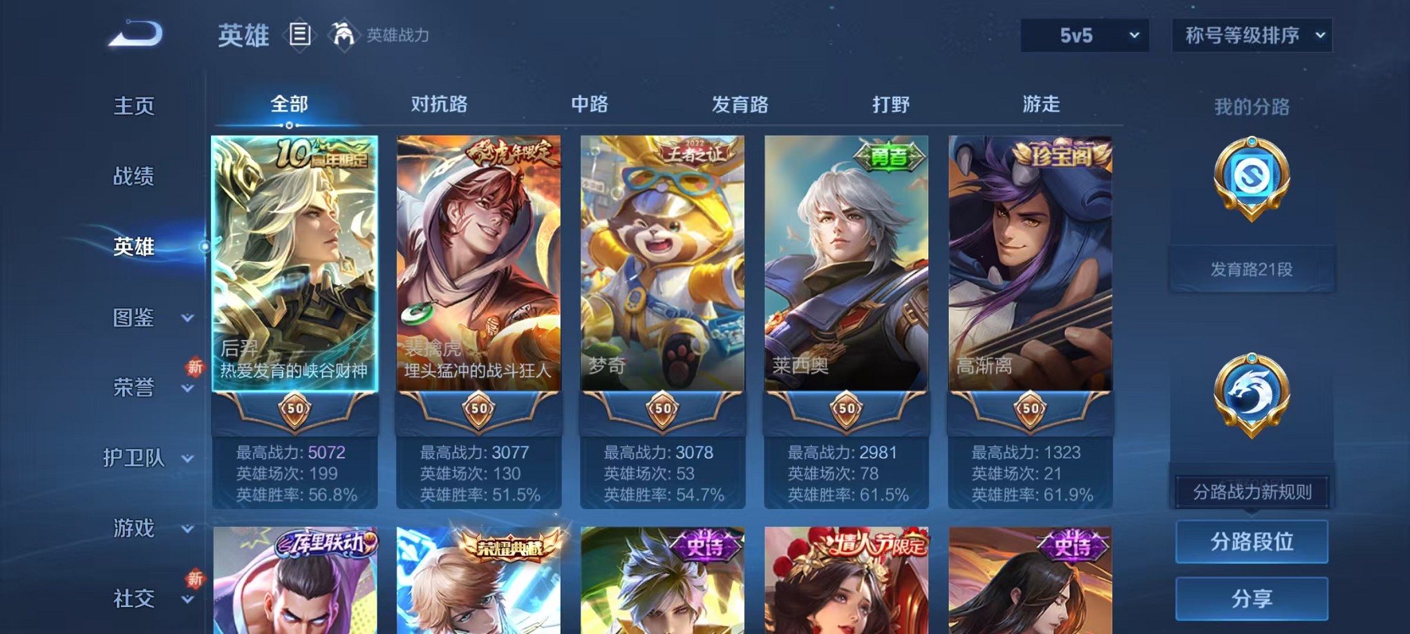 WZCMW3376206王者荣耀账号详情图3