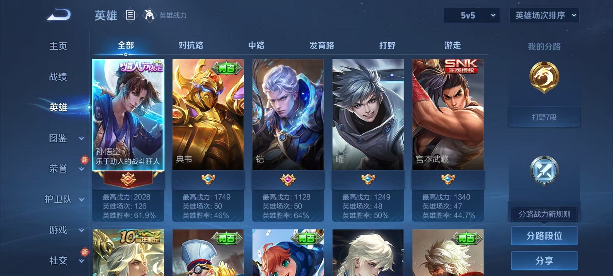 WZCMW3378892王者荣耀账号详情图3