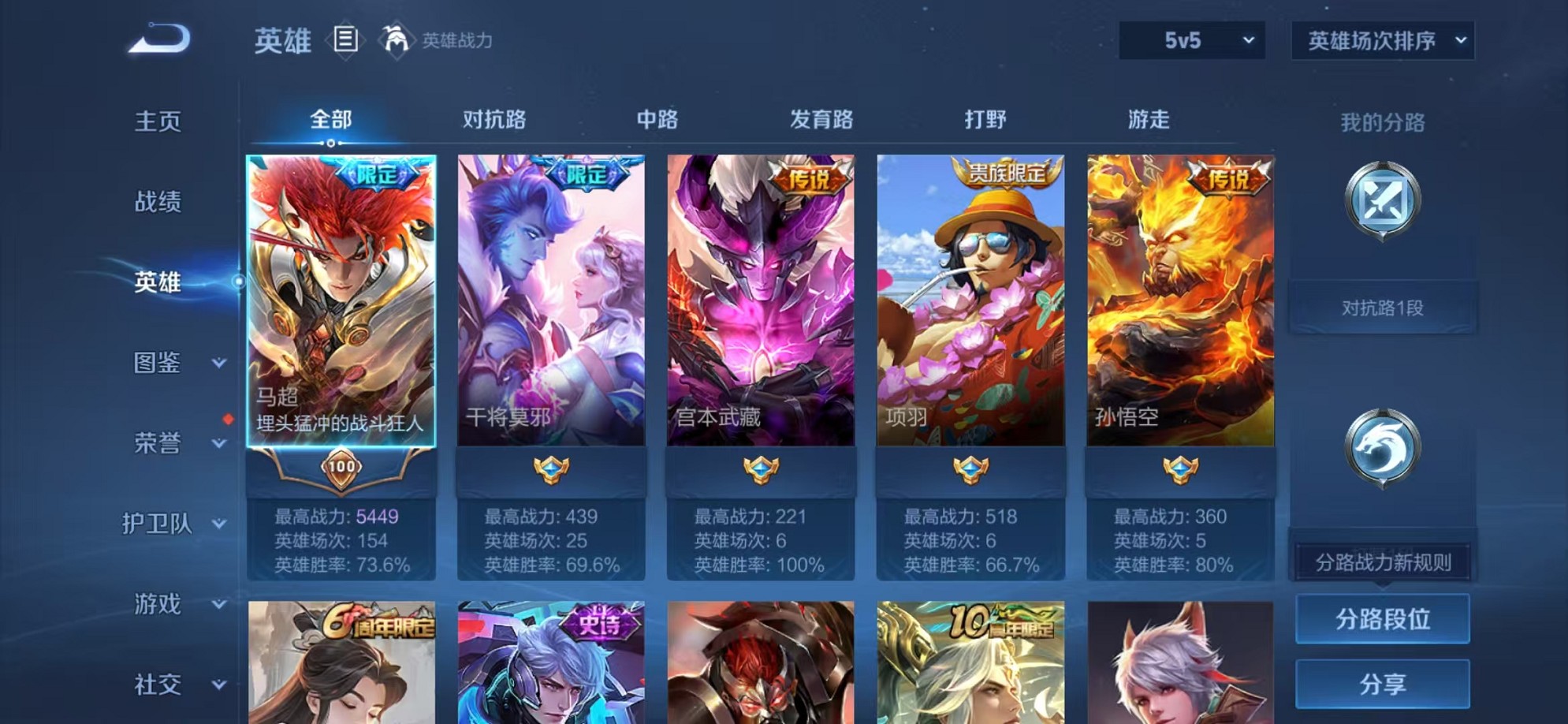 WZCMW3378738王者荣耀账号详情图2