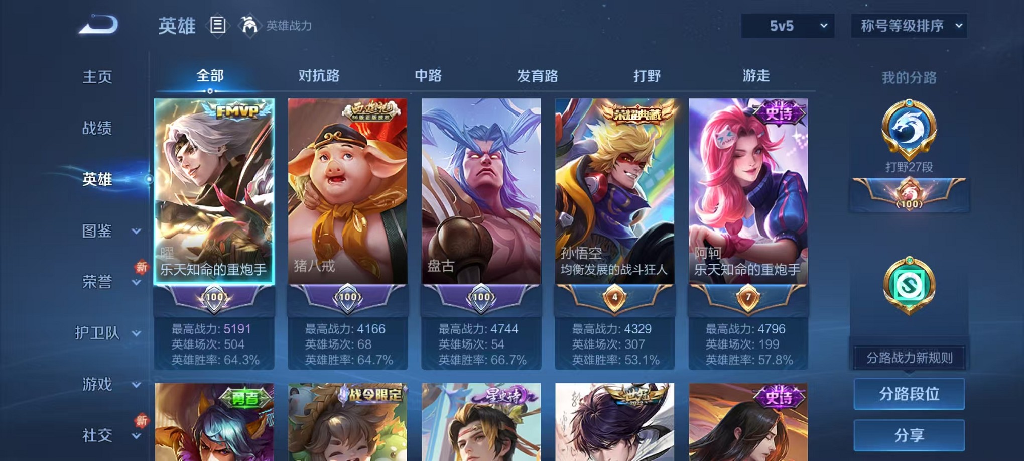 WZCMW3380866王者荣耀账号详情图2