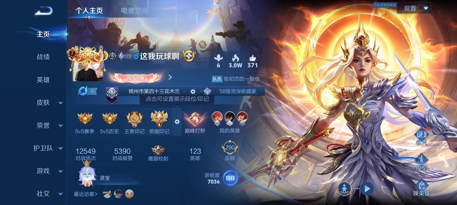 王者荣耀账号安卓QQ123英雄-290皮肤-可二次【290皮肤1水晶1星元1珍品12传说】安卓QQ-123英雄-290皮