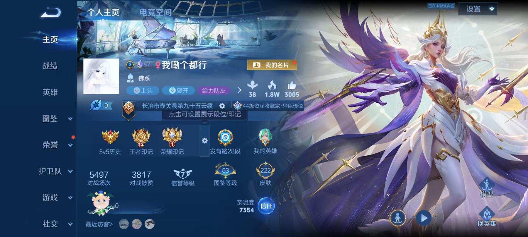 WZCMW487315王者荣耀账号详情图2