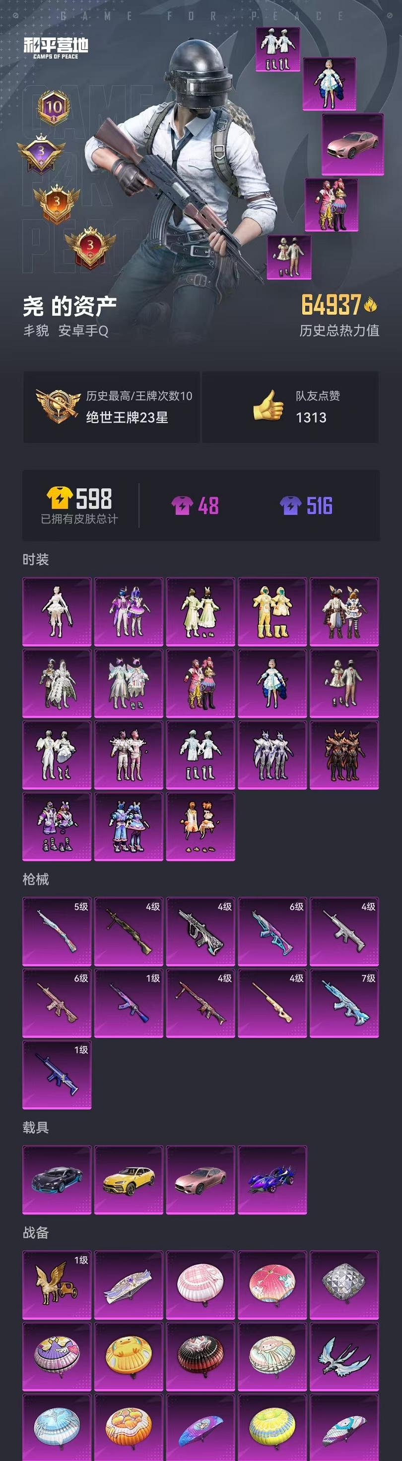 HPCMW468833和平精英账号详情图9