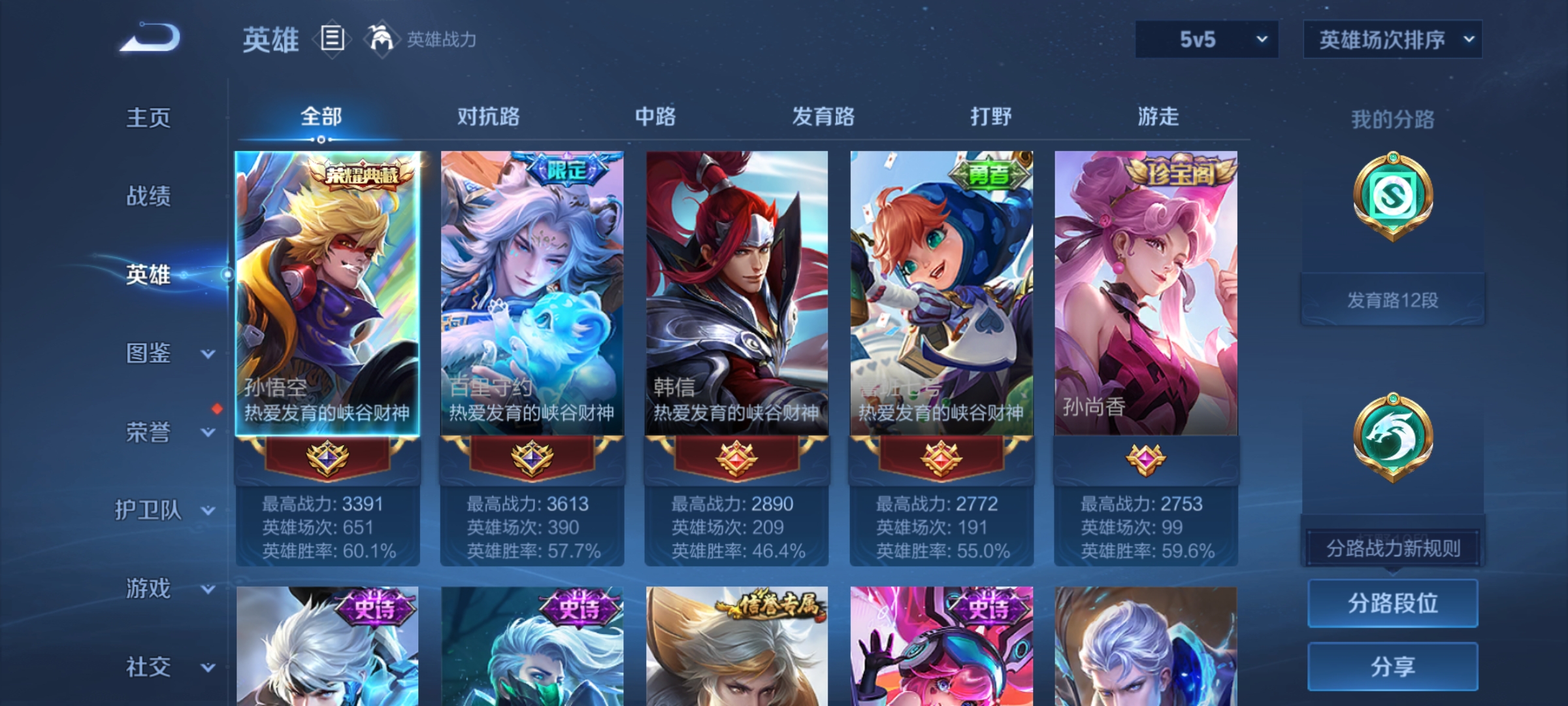 WZCMW487420王者荣耀账号详情图3