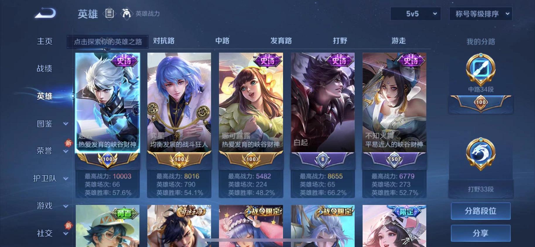 WZCMW487394王者荣耀账号详情图3 WZCMW487394王者荣耀账号详情图3