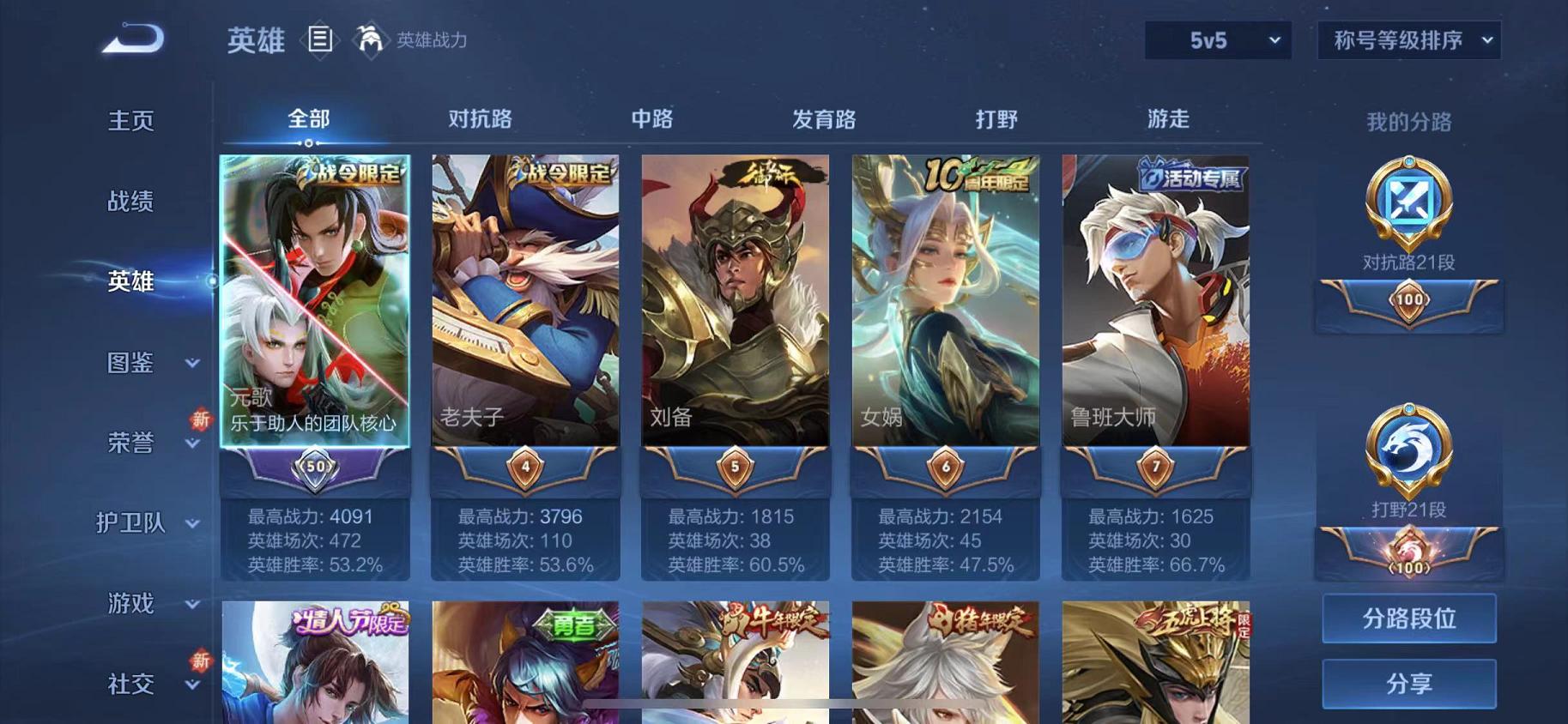 WZCMW487598王者荣耀账号详情图2