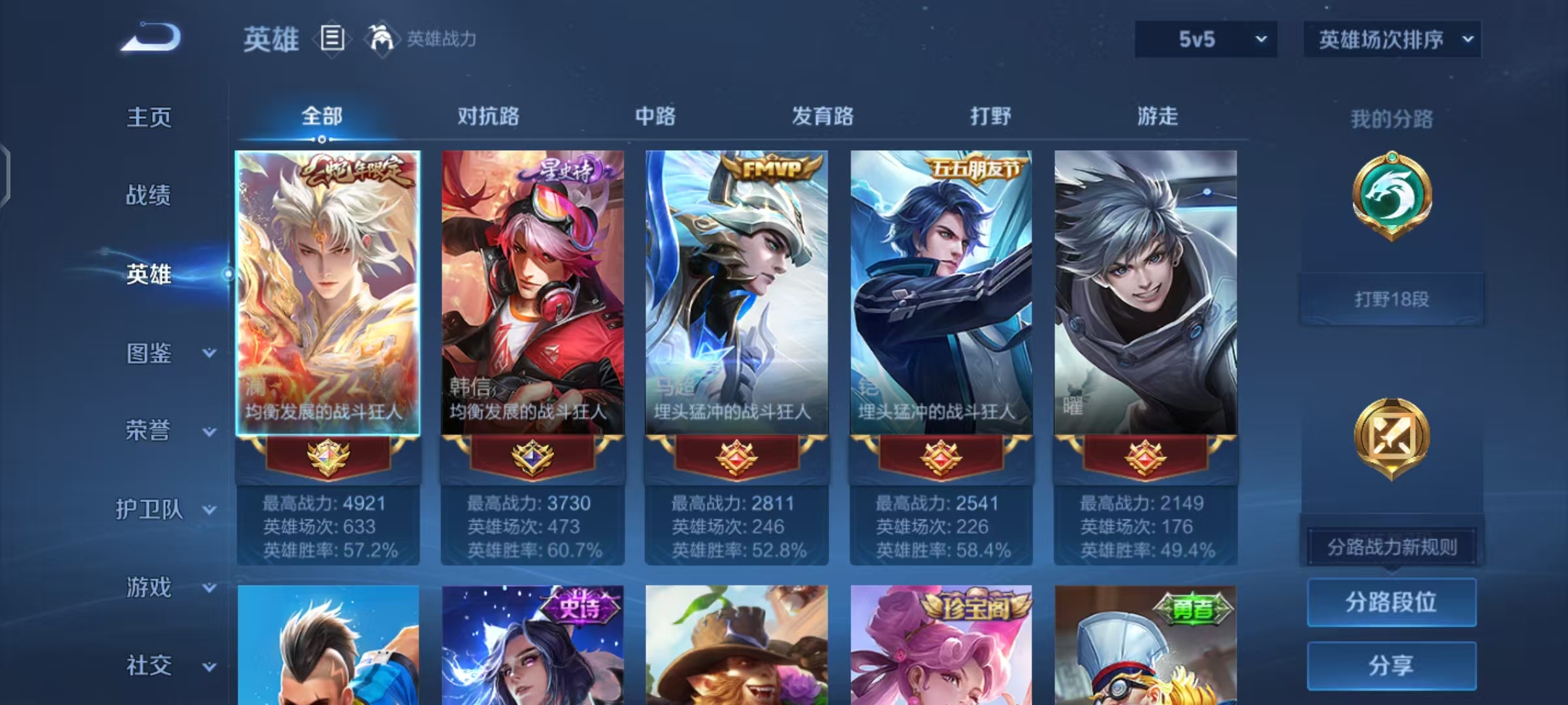 WZCMW487485王者荣耀账号详情图3