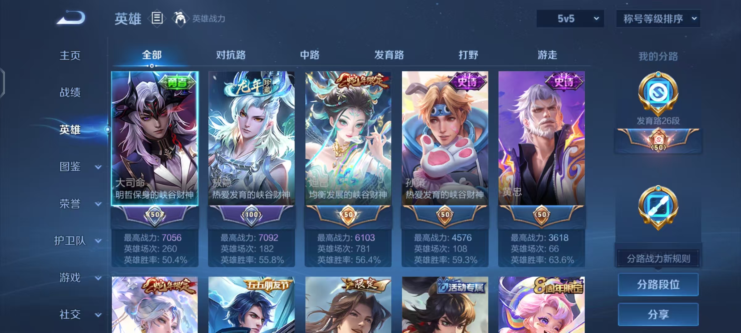 WZCMW487505王者荣耀账号详情图3