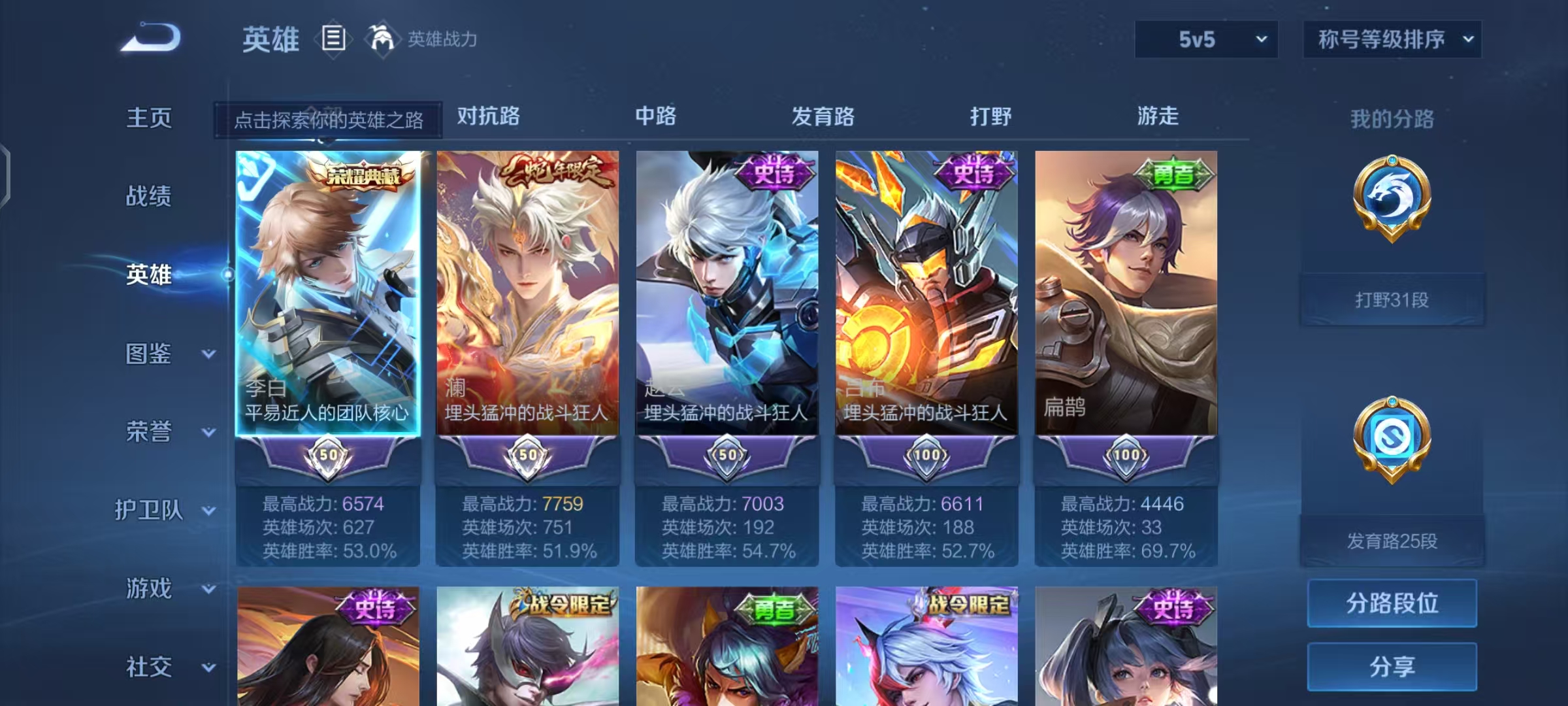 WZCMW4168064王者荣耀账号详情图2