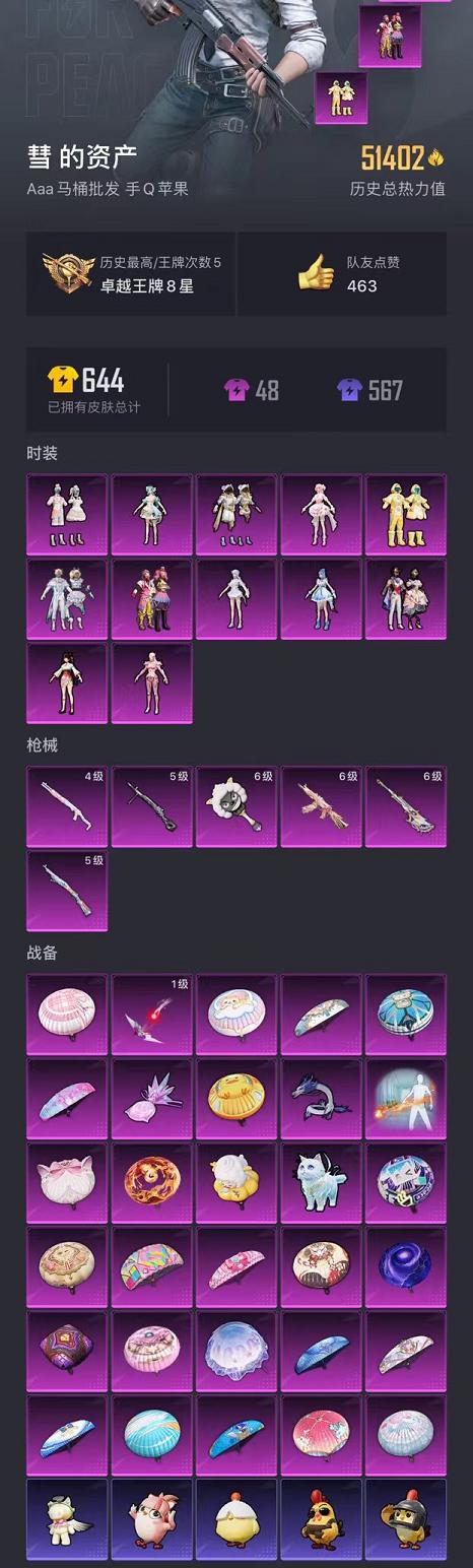 HPCMW468794和平精英账号详情图26