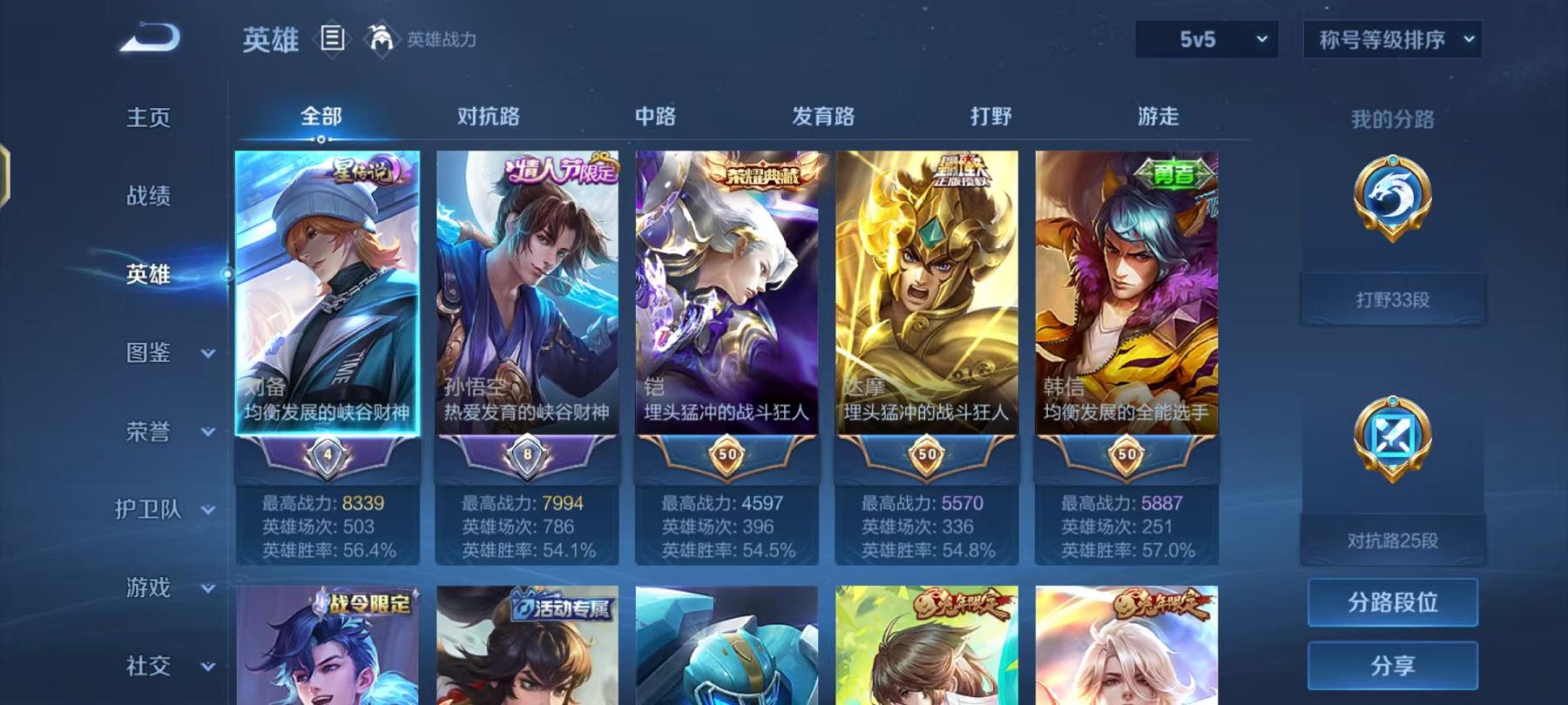 WZCMW487727王者荣耀账号详情图2