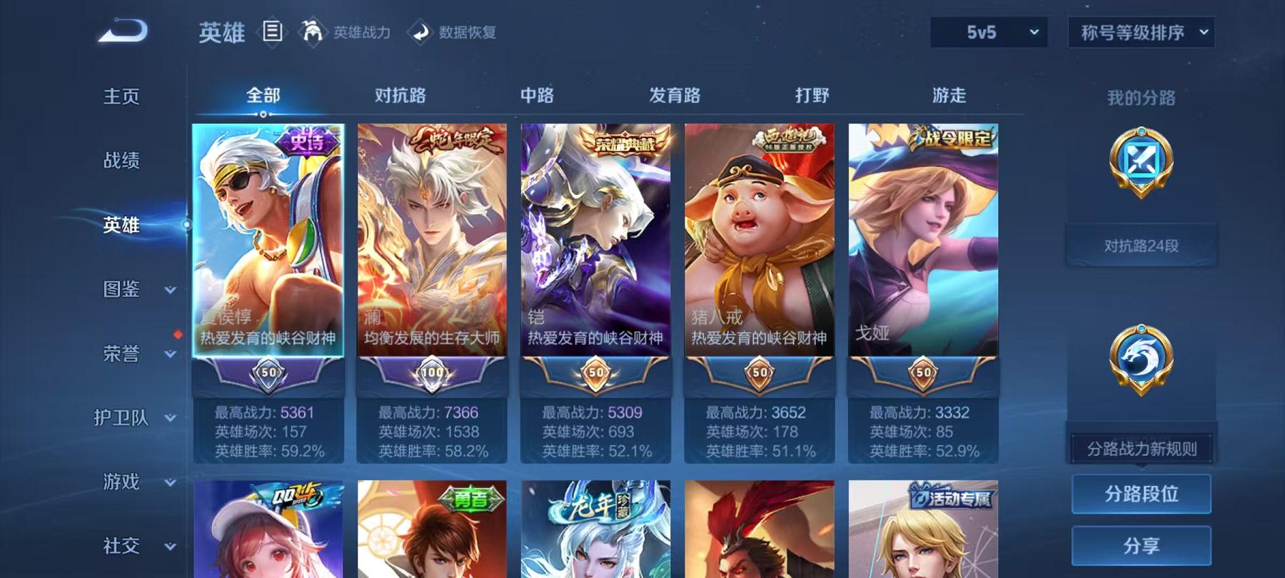 WZCMW4168005王者荣耀账号详情图3