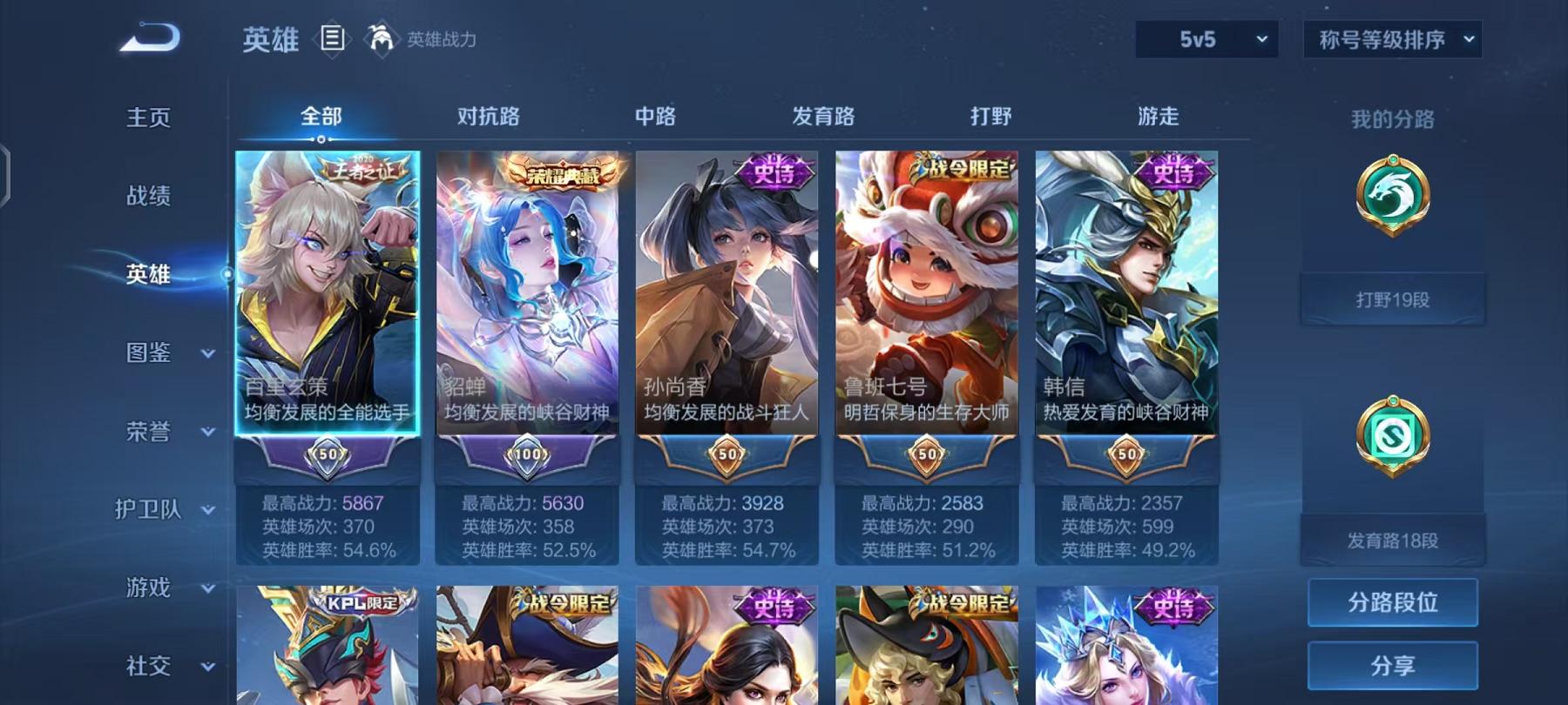 WZCMW4168017王者荣耀账号详情图2