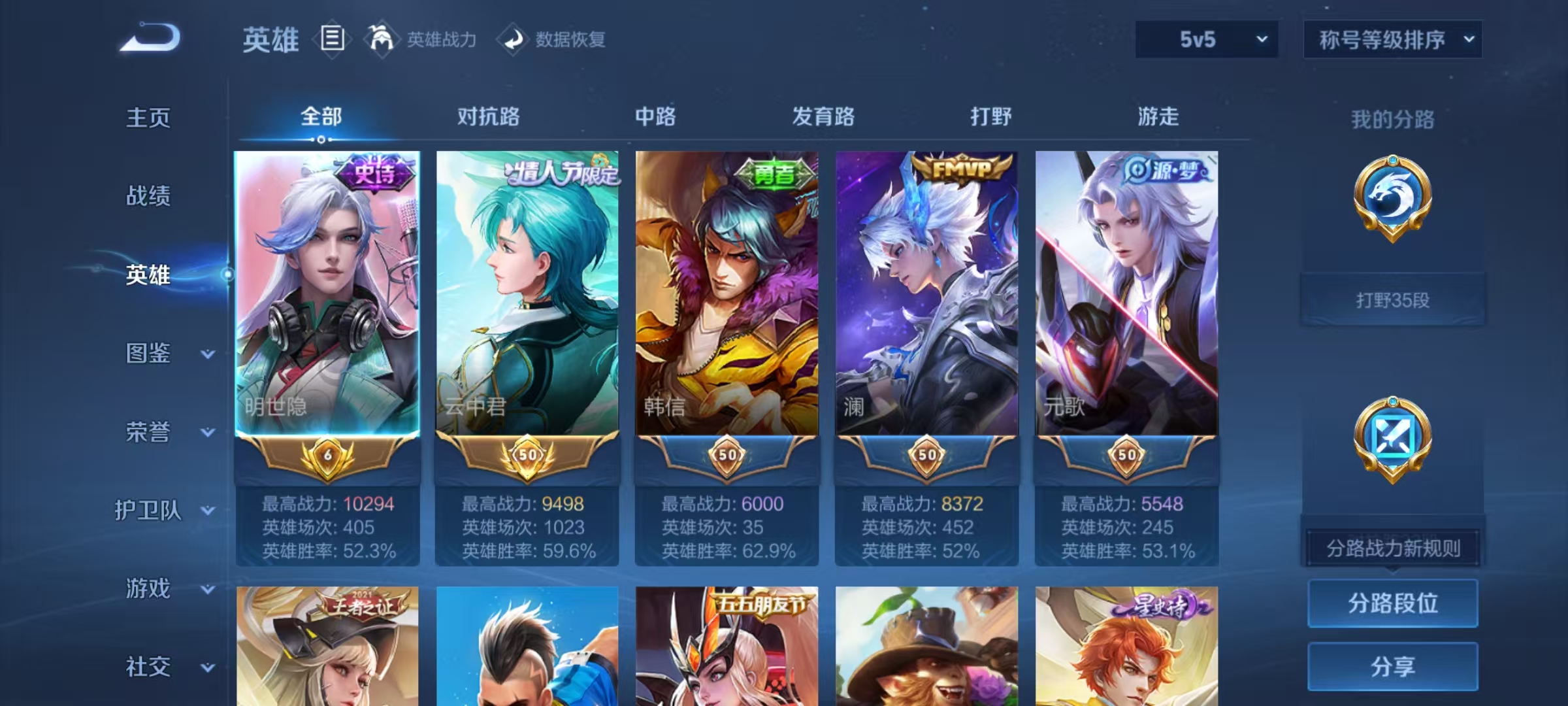 WZCMW4127421王者荣耀账号详情图2