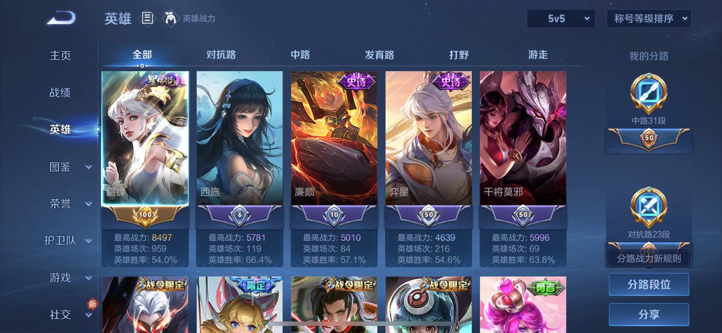 WZCMW4127423王者荣耀账号详情图2