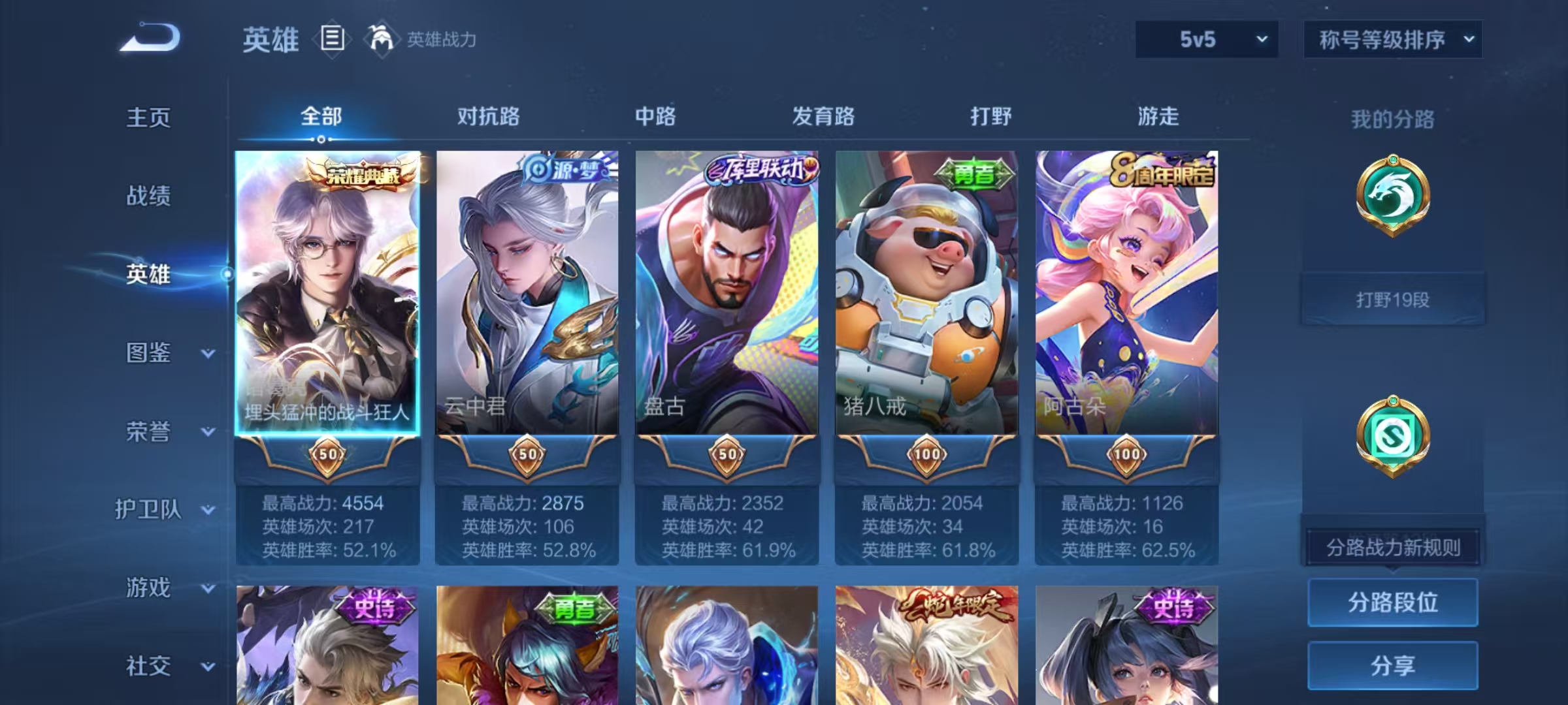 WZCMW4127431王者荣耀账号详情图2