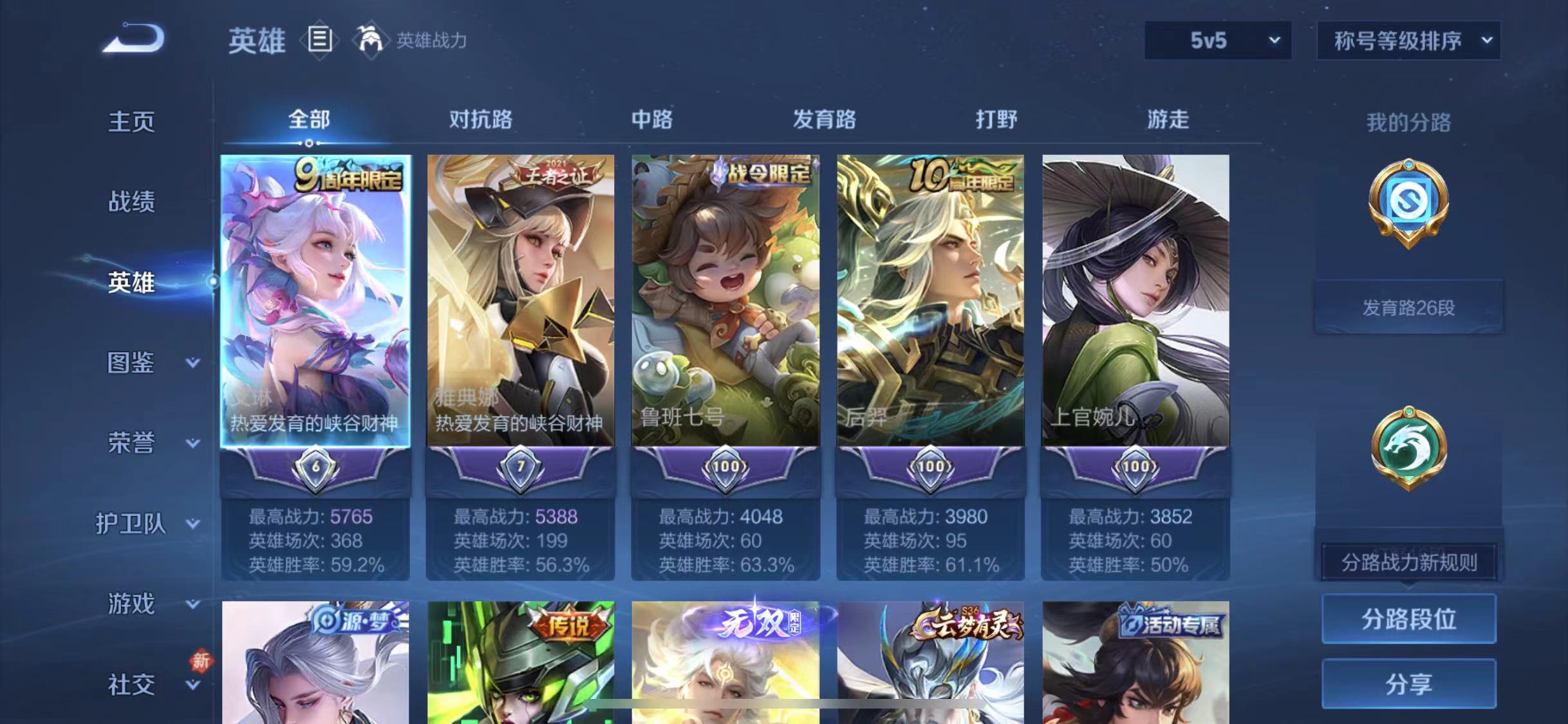 WZCMW4127442王者荣耀账号详情图2