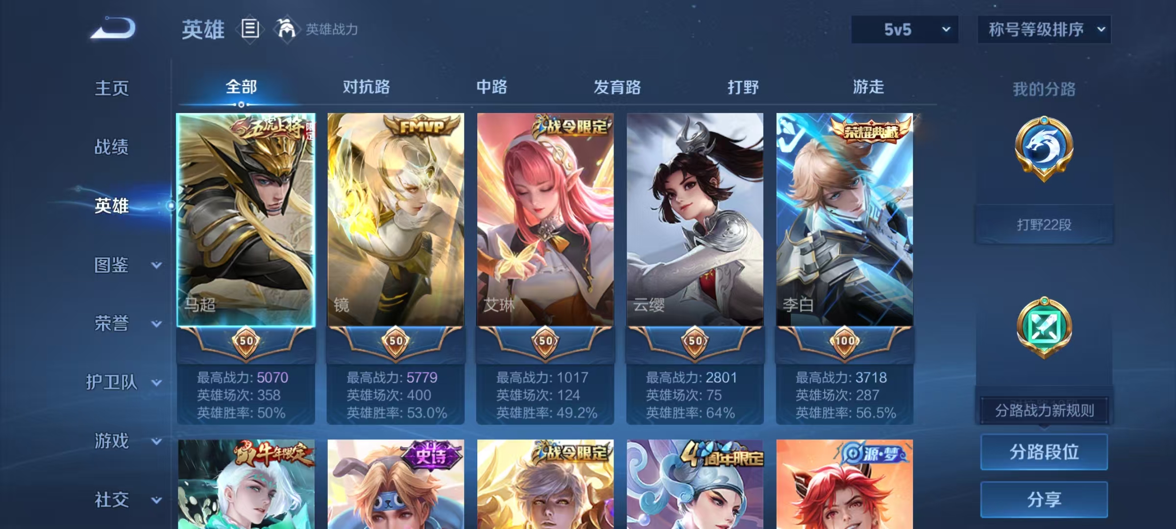 WZCMW4167985王者荣耀账号详情图2