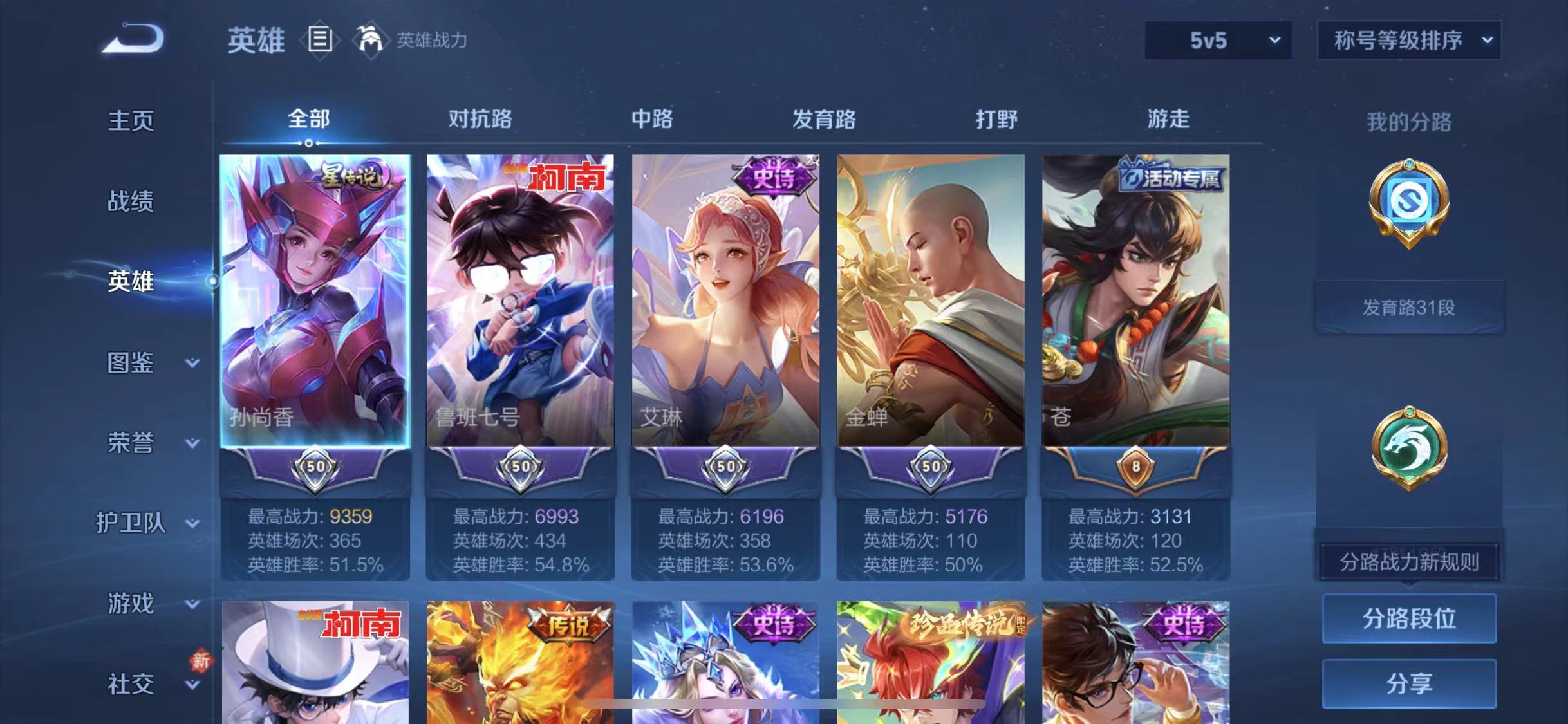 WZCMW4122528王者荣耀账号详情图2