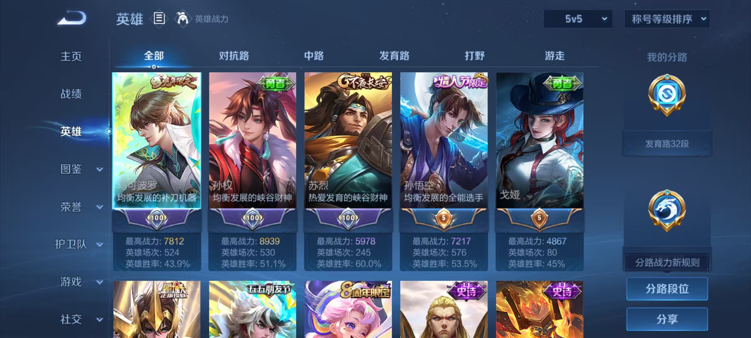 WZCMW4168150王者荣耀账号详情图3