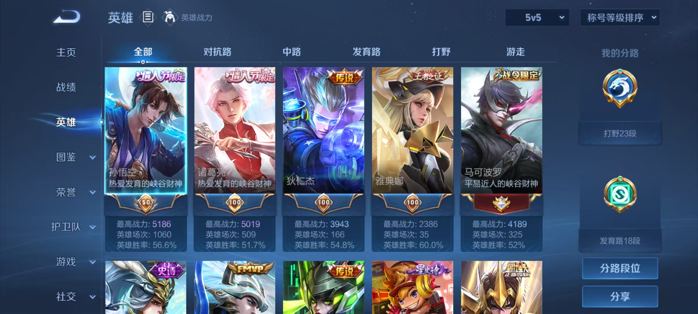 WZCMW4190229王者荣耀账号详情图3 WZCMW4190229王者荣耀账号详情图3