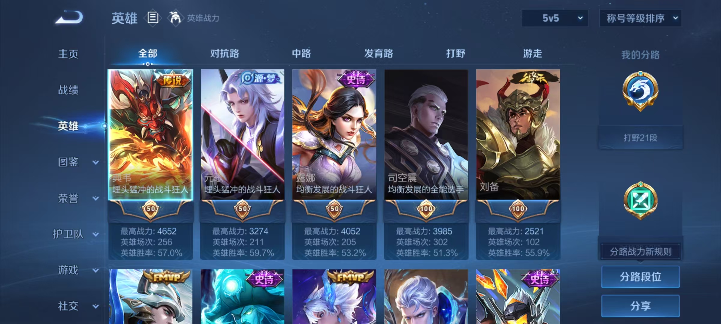 WZCMW4219554王者荣耀账号详情图2