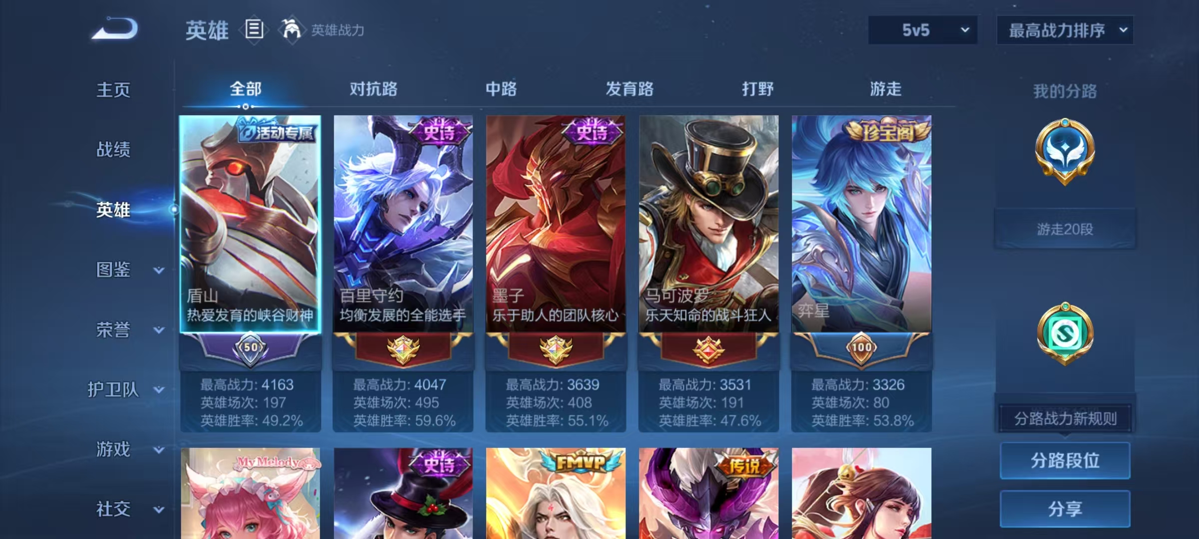 WZLX4278769王者荣耀账号详情图2