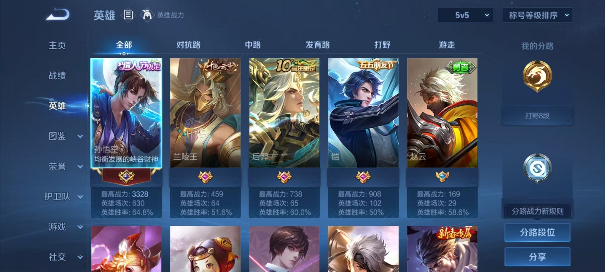 WZCMW3381903王者荣耀账号详情图3